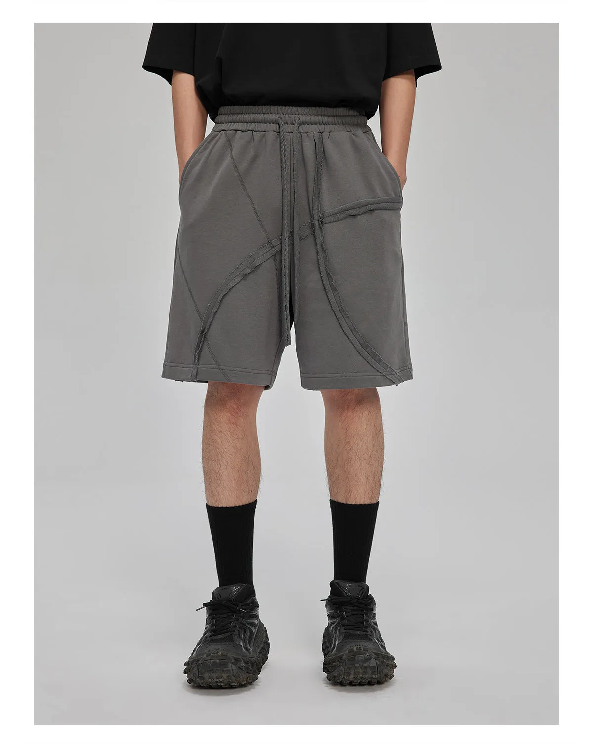 Loose Drawstring Shorts