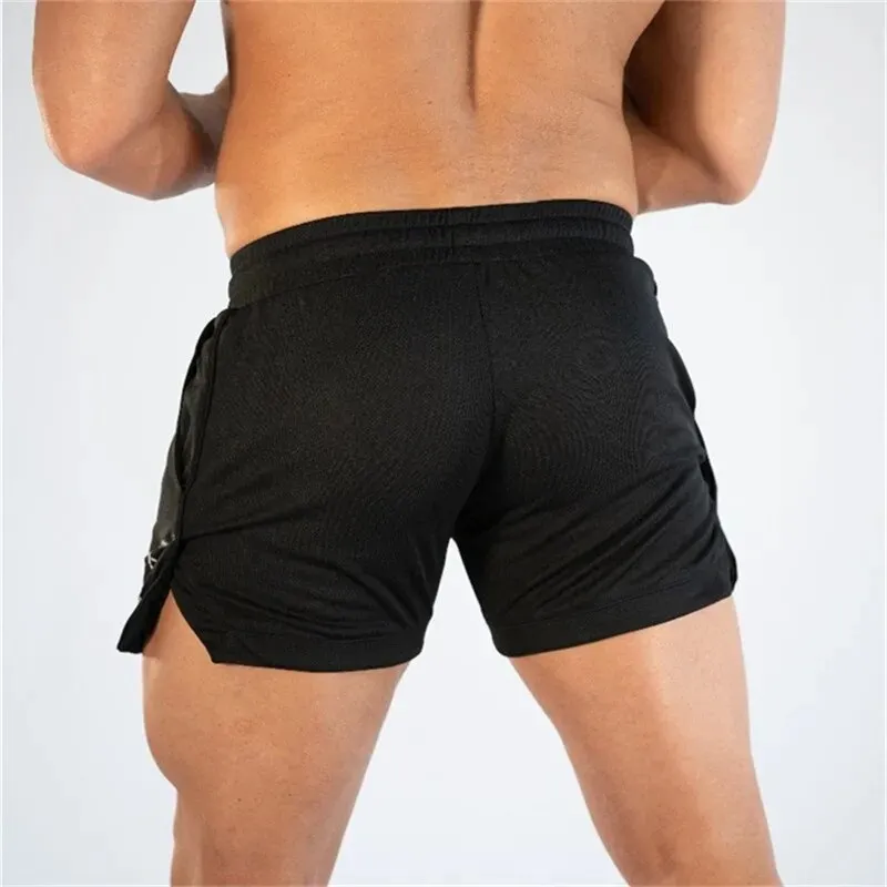 Men Running Fitness Shorts men Summer Gyms Workout