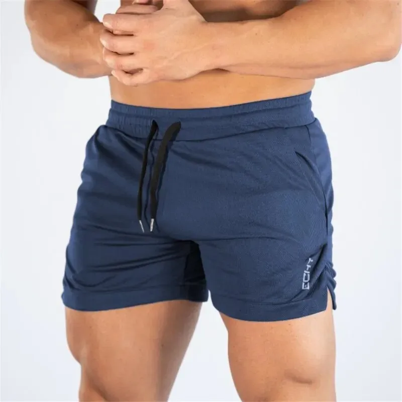 Men Running Fitness Shorts men Summer Gyms Workout