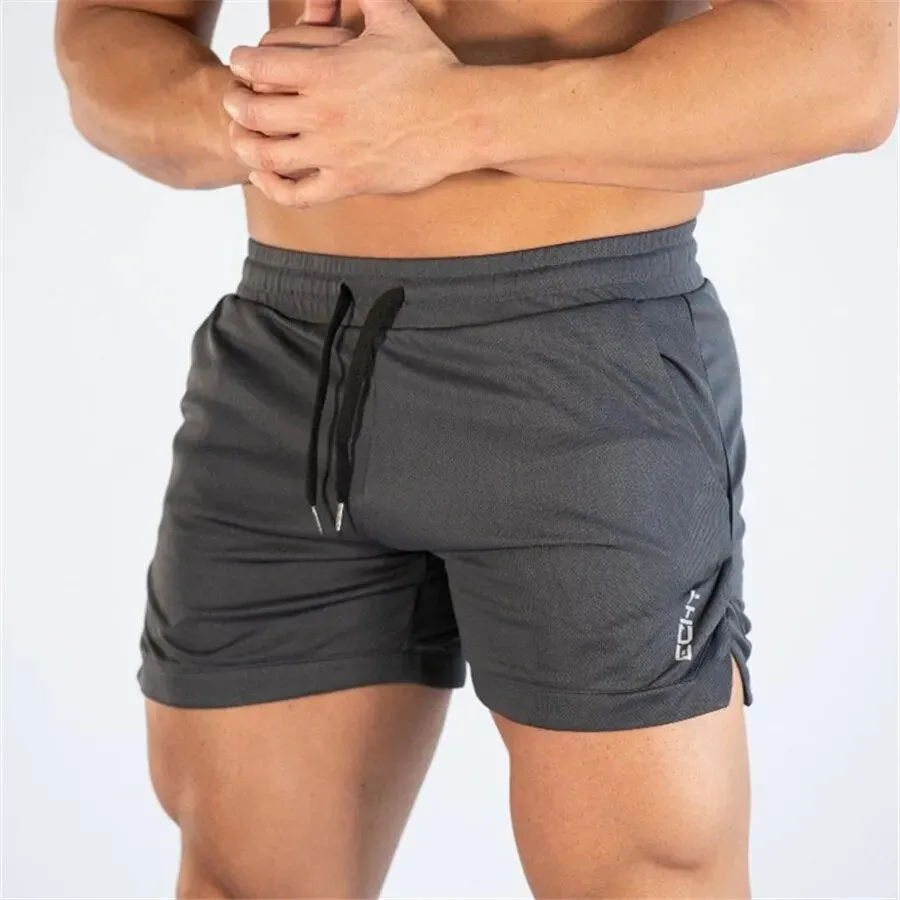 Men Running Fitness Shorts men Summer Gyms Workout