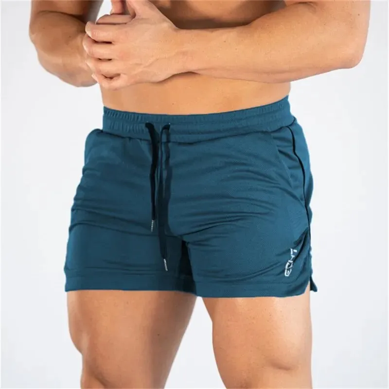 Men Running Fitness Shorts men Summer Gyms Workout