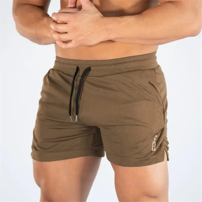 Men Running Fitness Shorts men Summer Gyms Workout