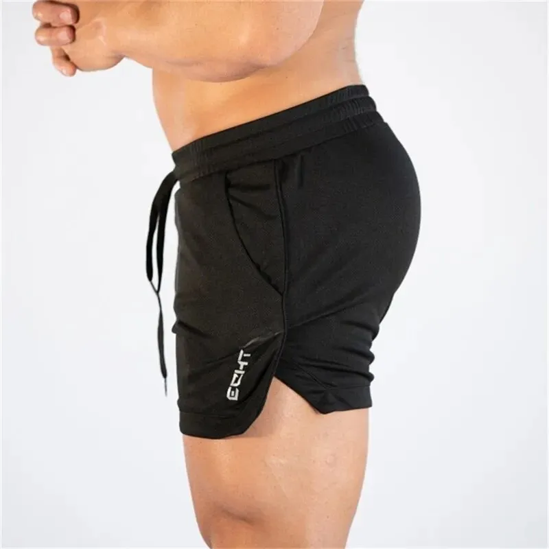 Men Running Fitness Shorts men Summer Gyms Workout