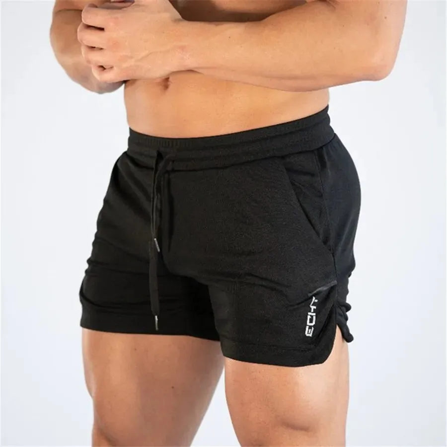 Men Running Fitness Shorts men Summer Gyms Workout