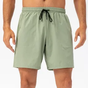 Men Skiny Fabric Quick Dry Fitness Shorts