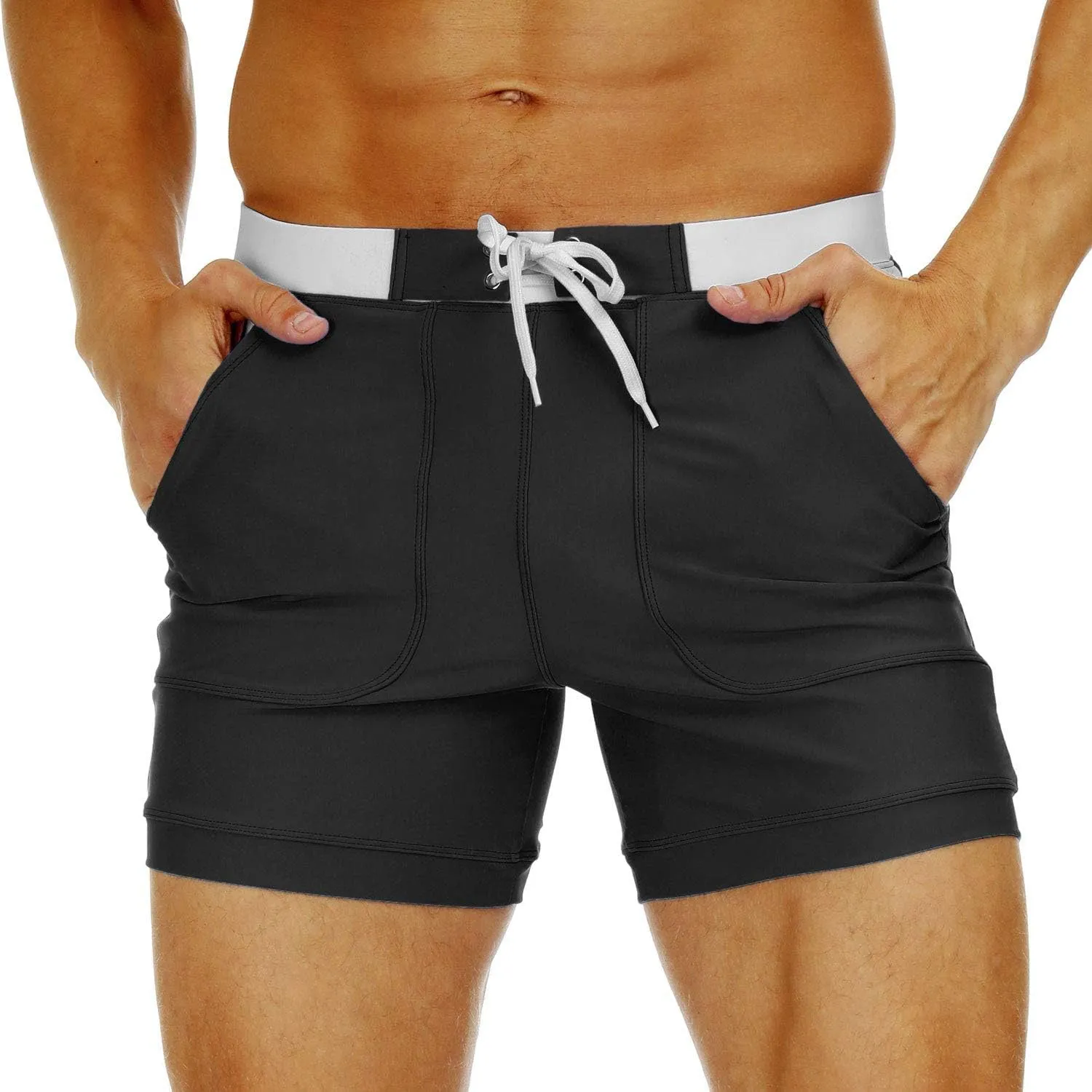 Men's Swim Trunks with Pockets