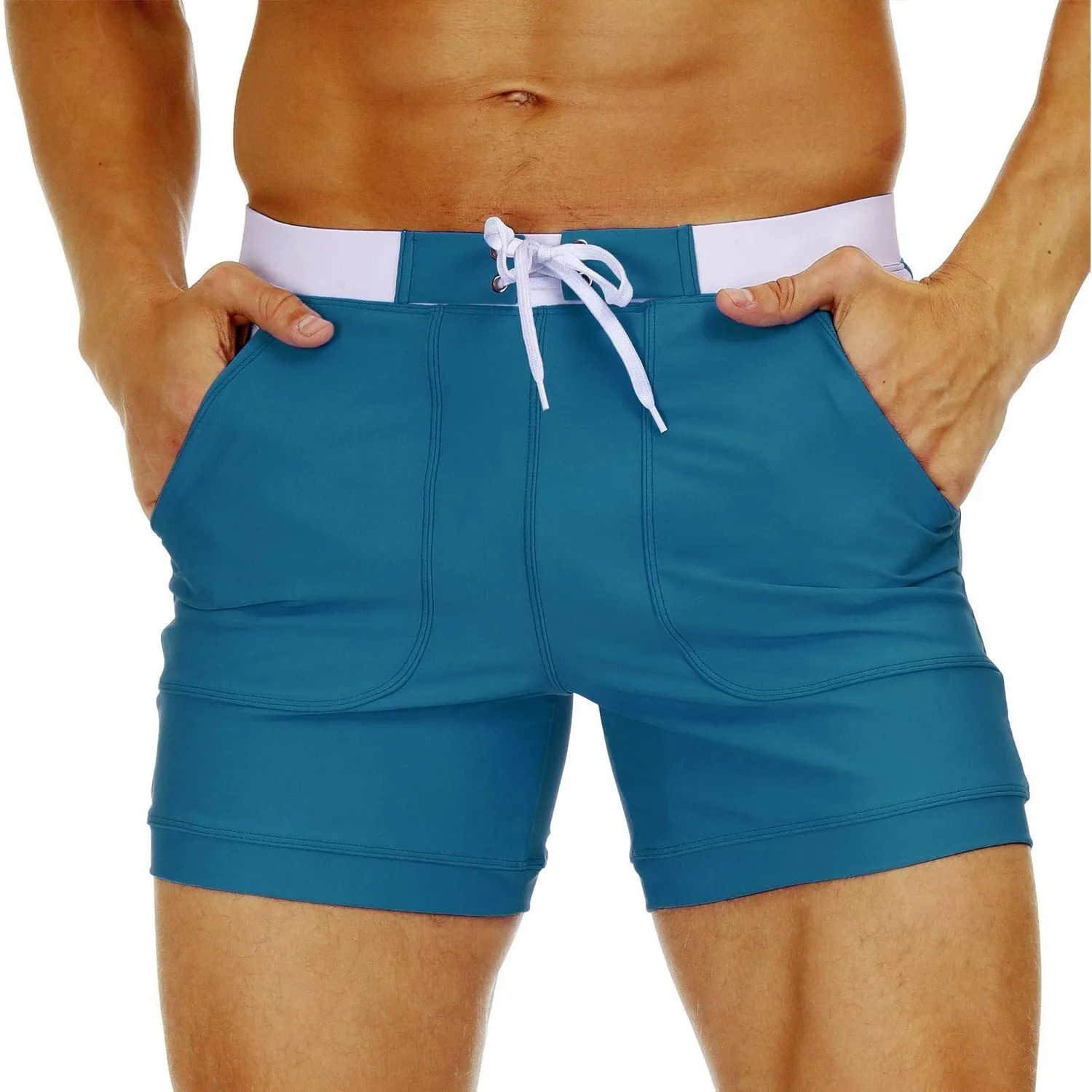 Men's Swim Trunks with Pockets