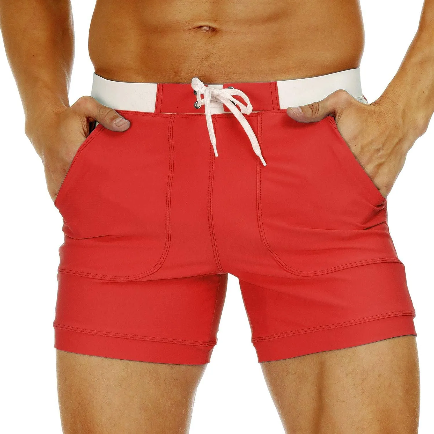 Men's Swim Trunks with Pockets