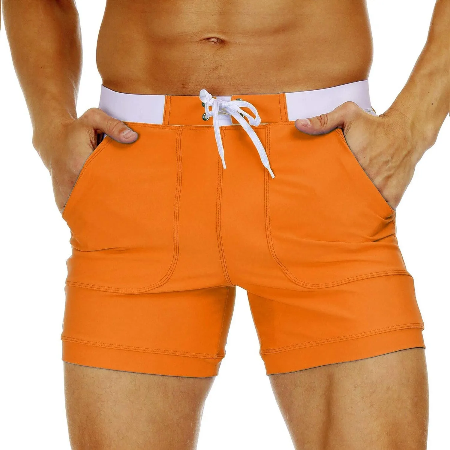 Men's Swim Trunks with Pockets