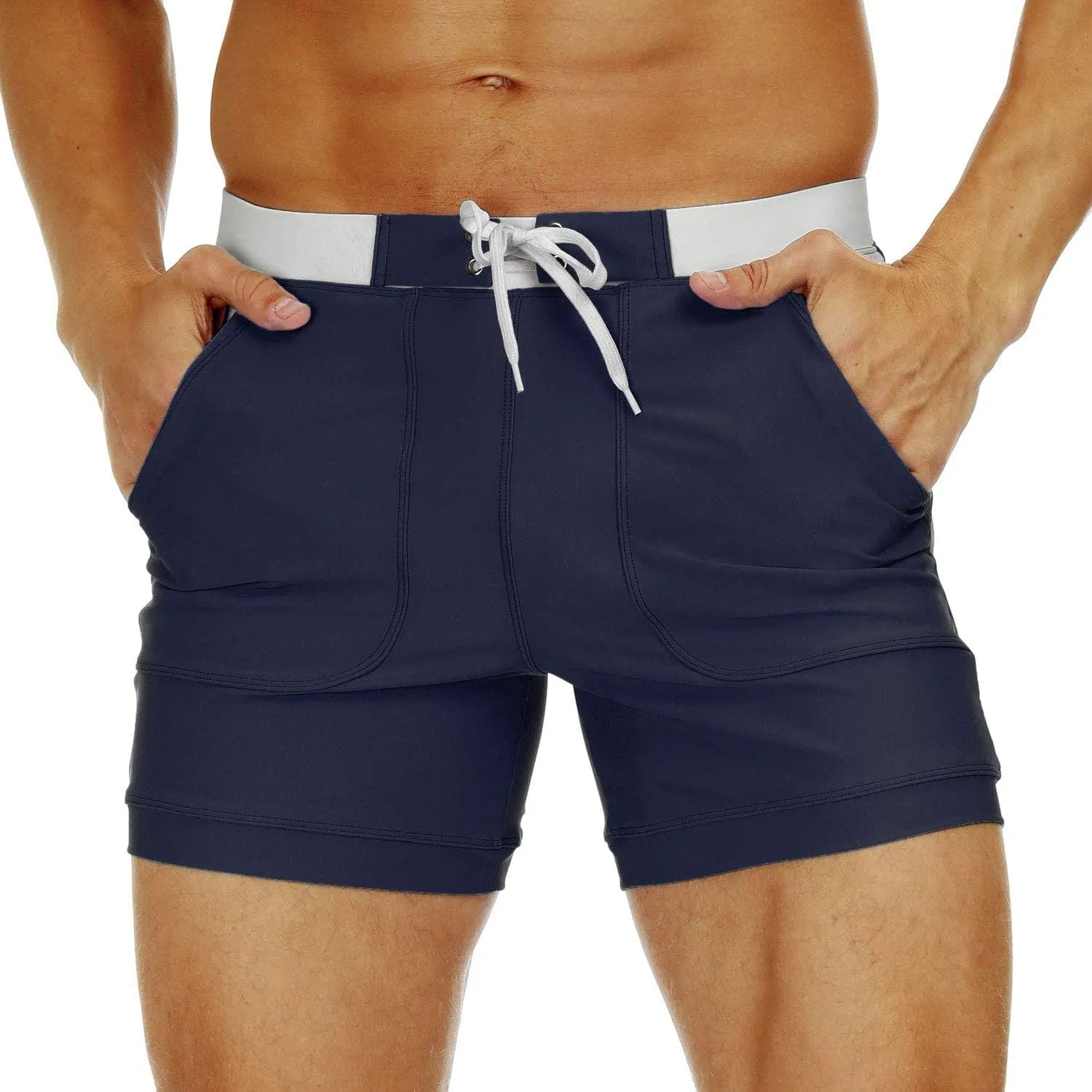 Men's Swim Trunks with Pockets