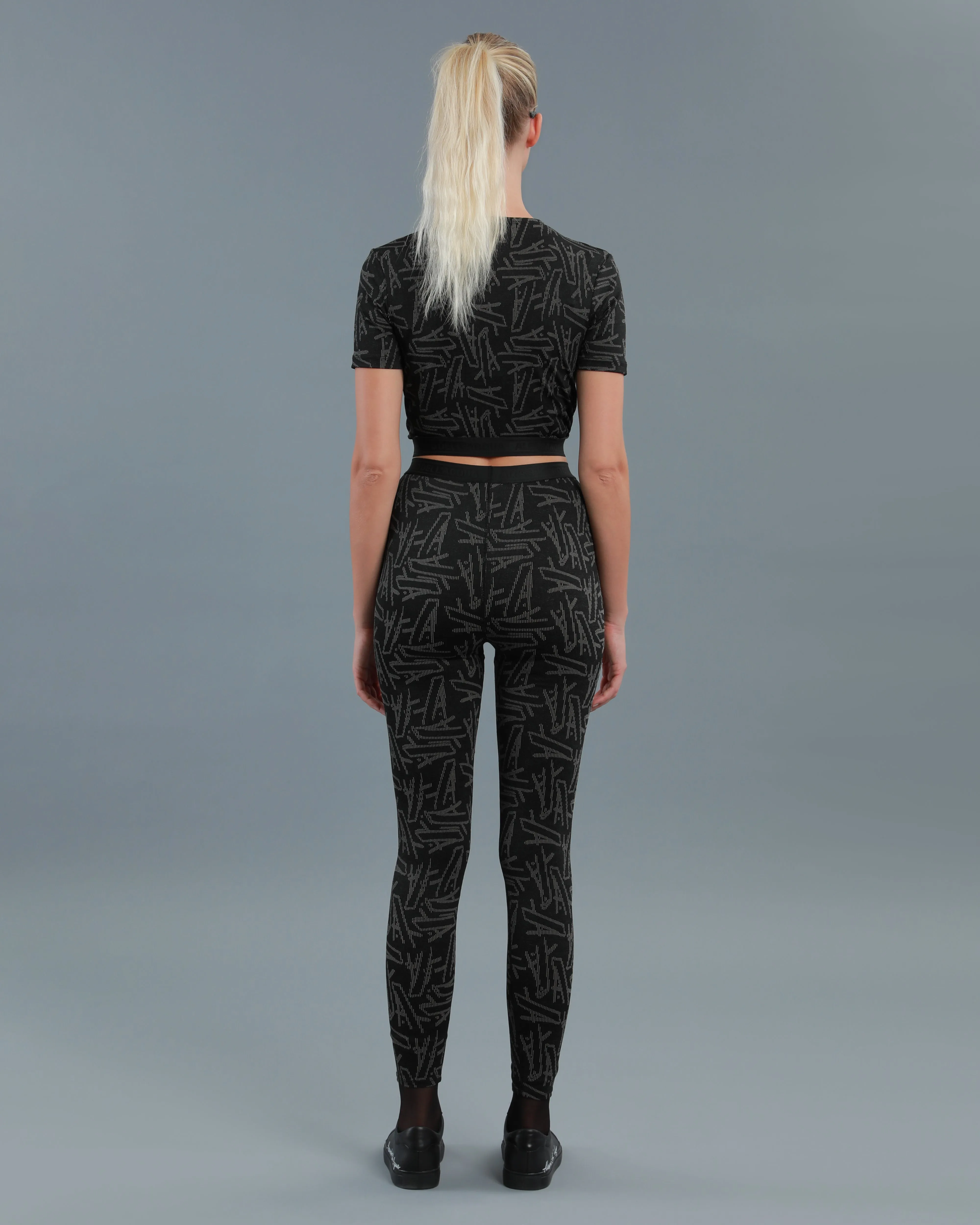 Monogram Printed Leggings