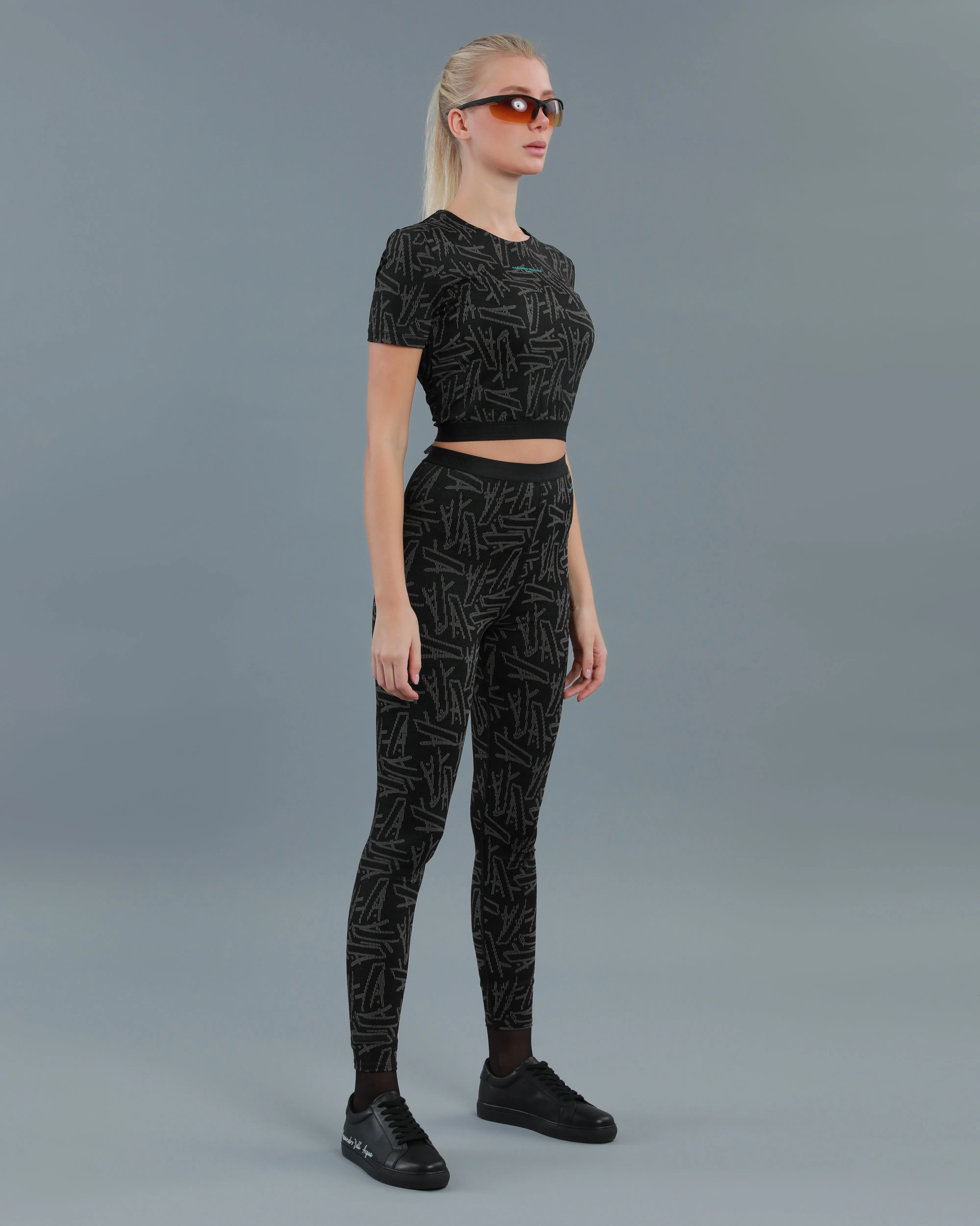 Monogram Printed Leggings