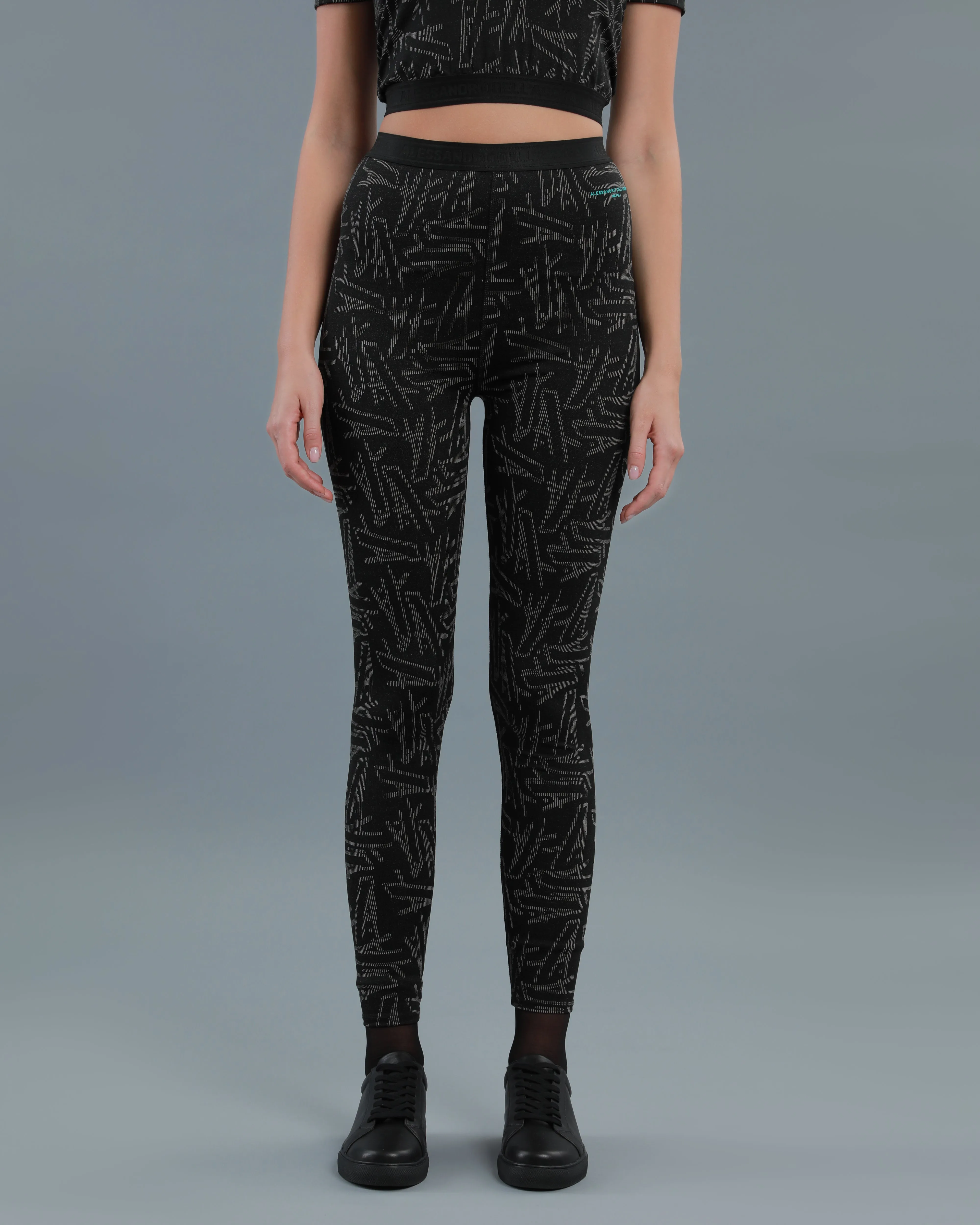 Monogram Printed Leggings