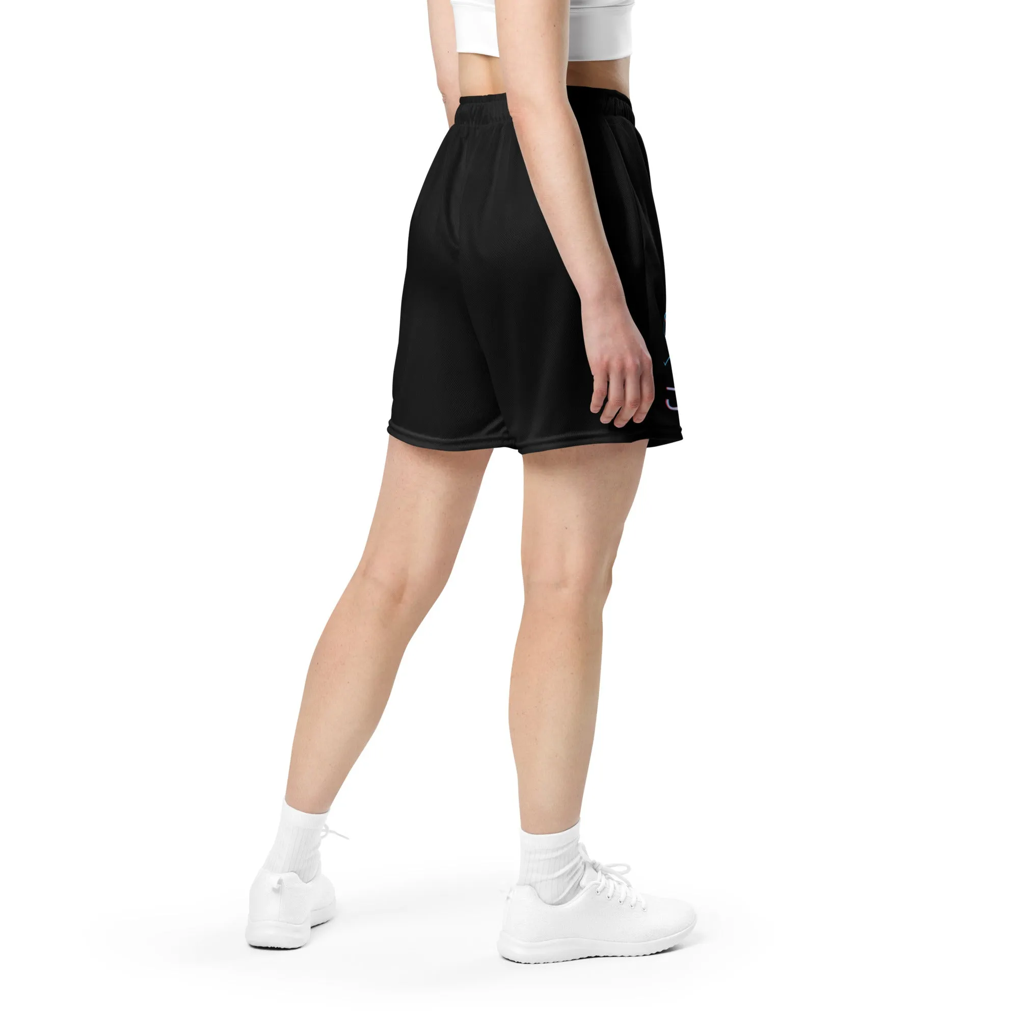 Naru glich effect Unisex mesh shorts