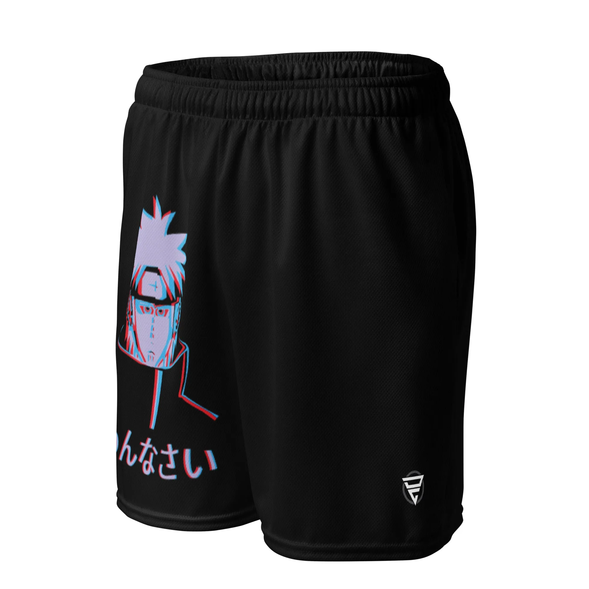Naru glich effect Unisex mesh shorts