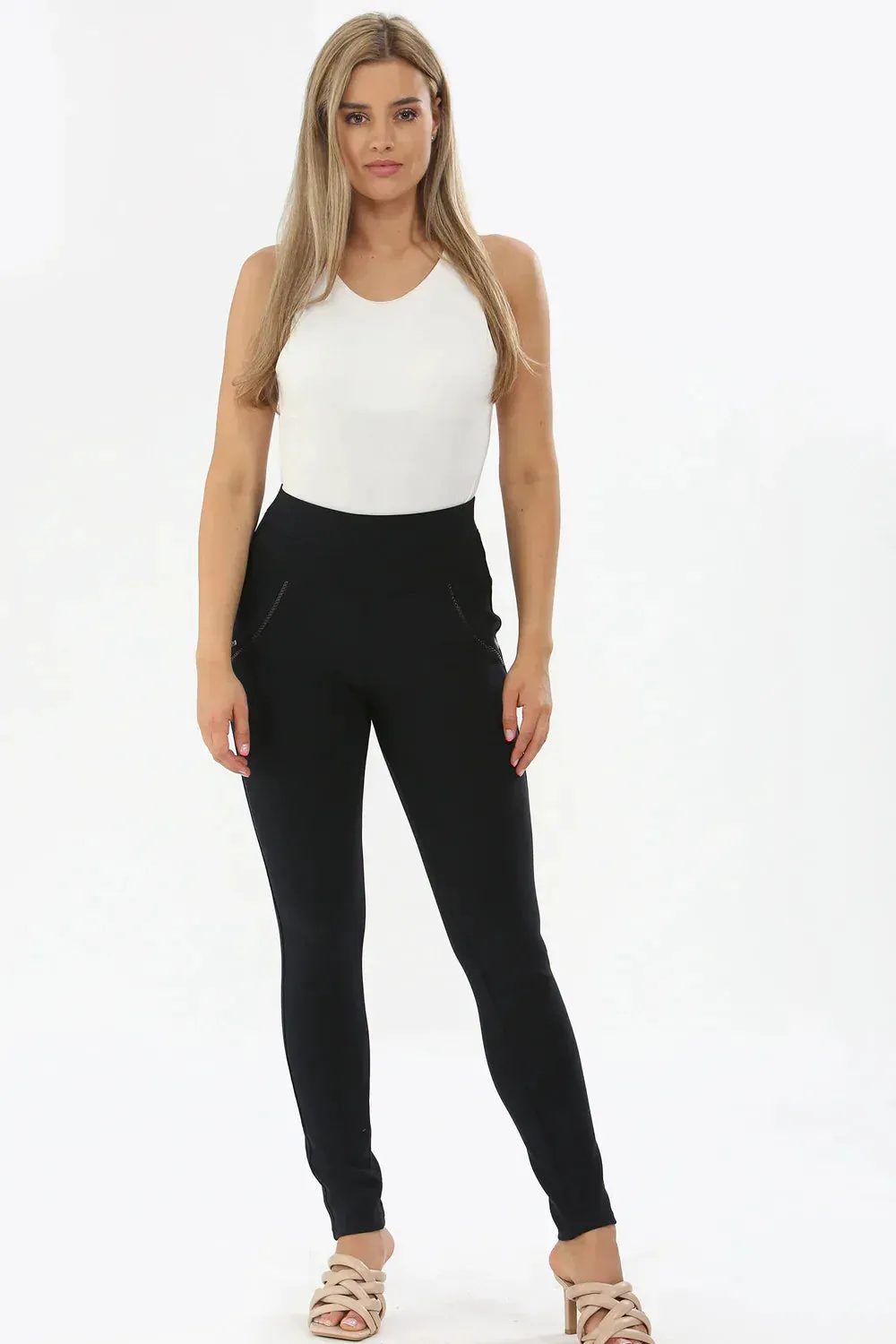 Navy Luxe Leggings