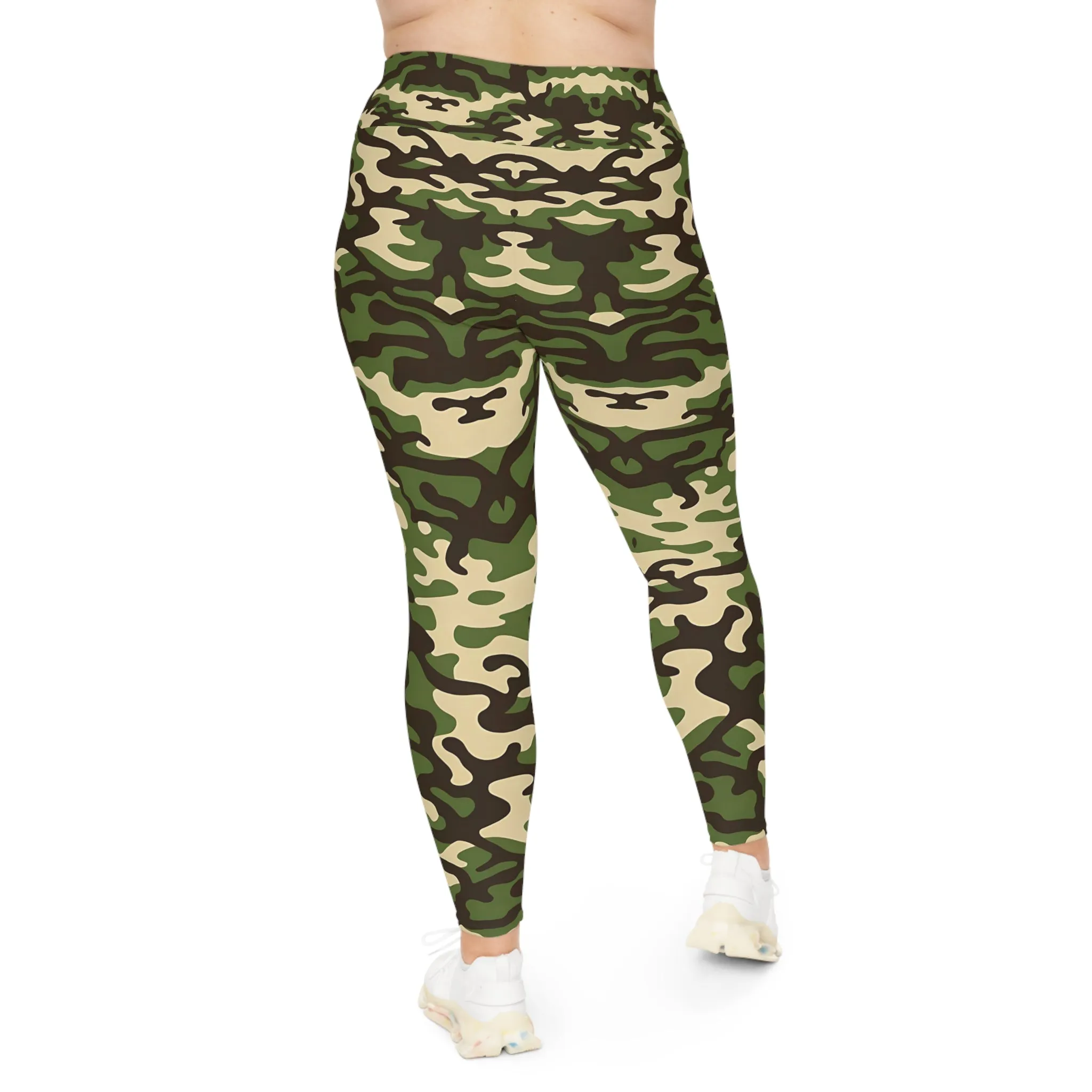 New Custom design Plus Size Camouflage Leggings for Active Lifestyle