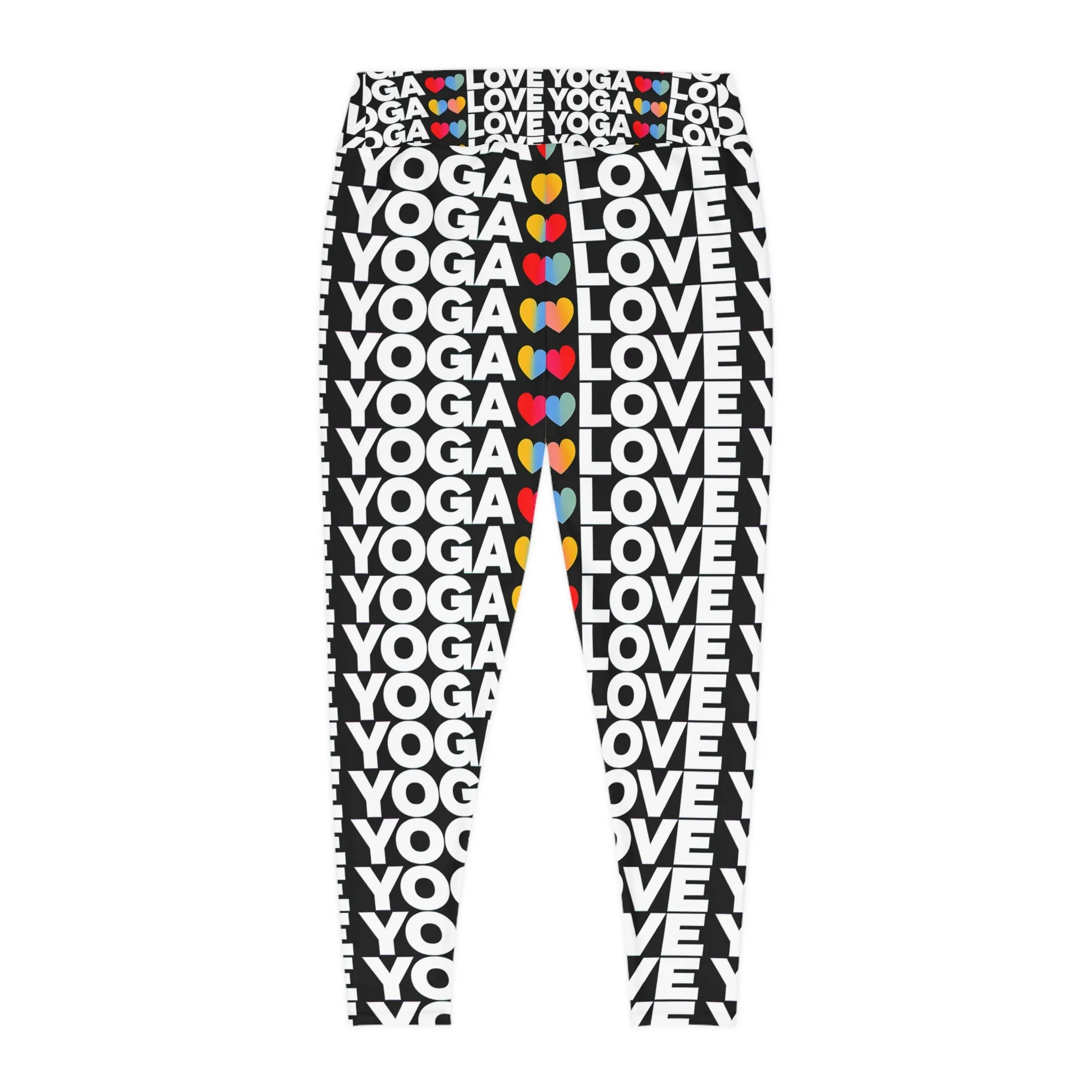 New Custom design Size Love Yoga Leggings – Vibrant & Comfortable Activewear for Your Yoga Sessions
