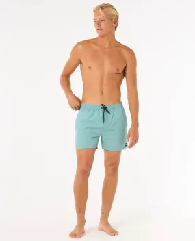 Offset Volley Shorts in Blue Lagoon