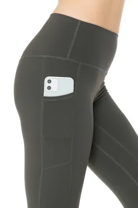 On The Go Leggings - Charcoal