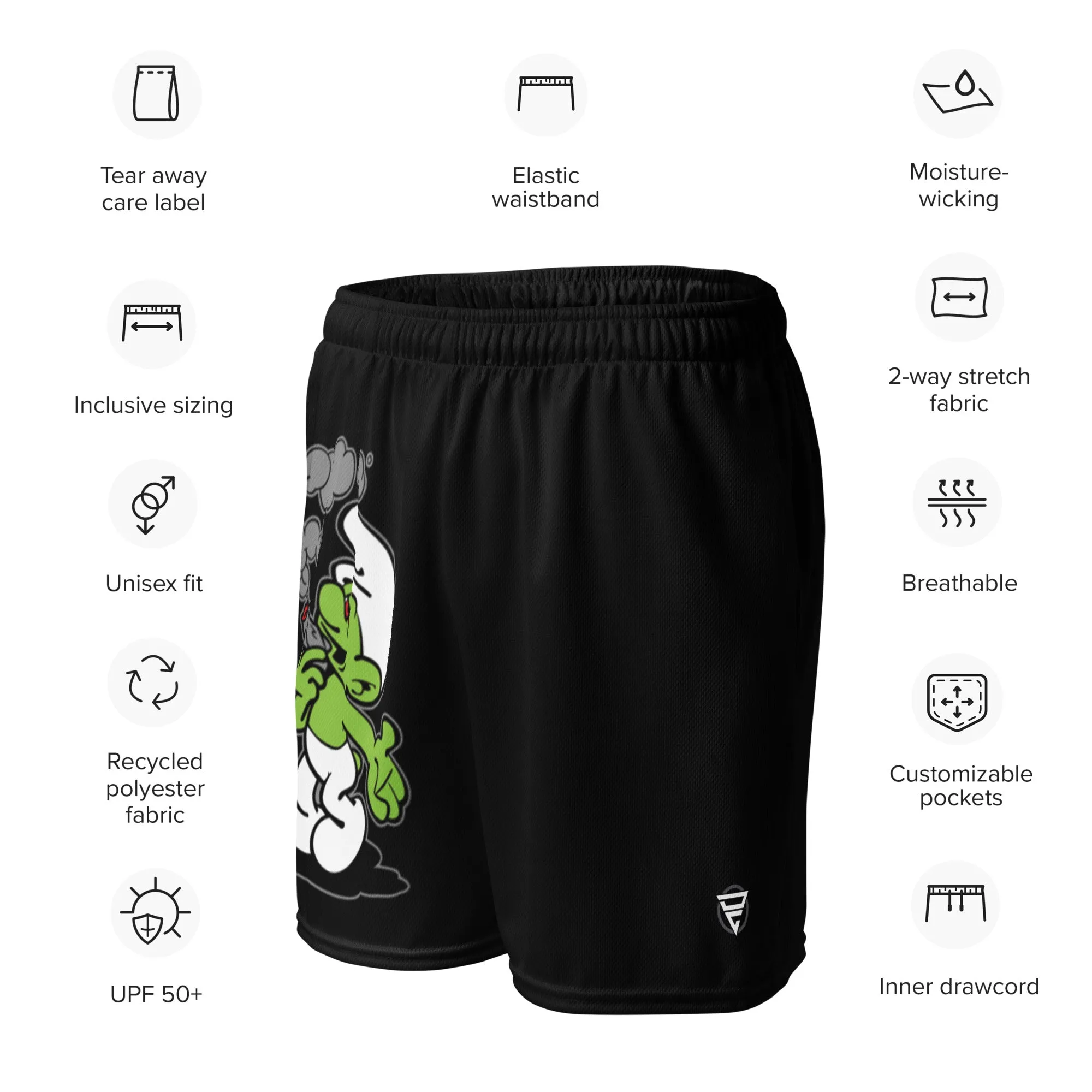 Pitu Viaje Unisex mesh shorts