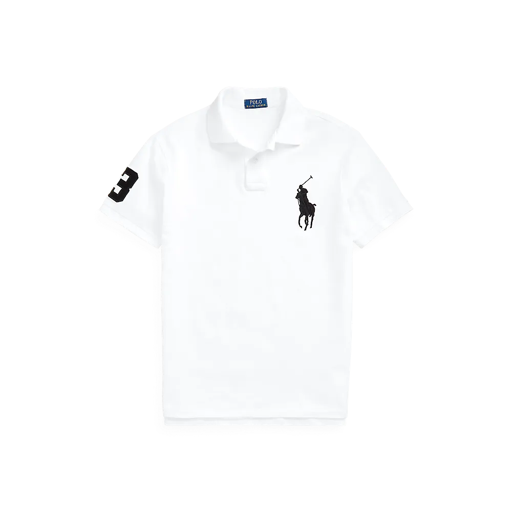 Polo Ralph Lauren Men’s Short Sleeve Big Pony Mesh Polo – Custom Slim
