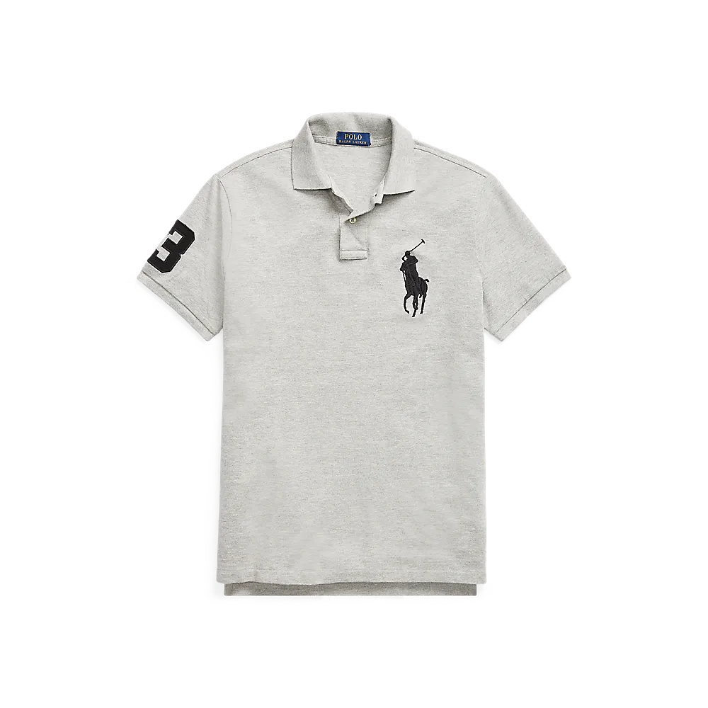 Polo Ralph Lauren Men’s Short Sleeve Big Pony Mesh Polo – Custom Slim