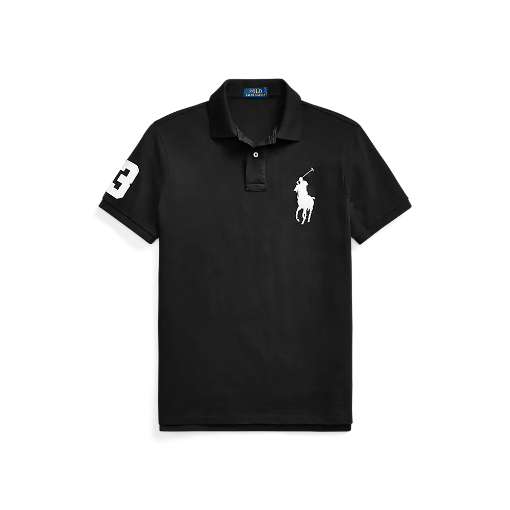 Polo Ralph Lauren Men’s Short Sleeve Big Pony Mesh Polo – Custom Slim