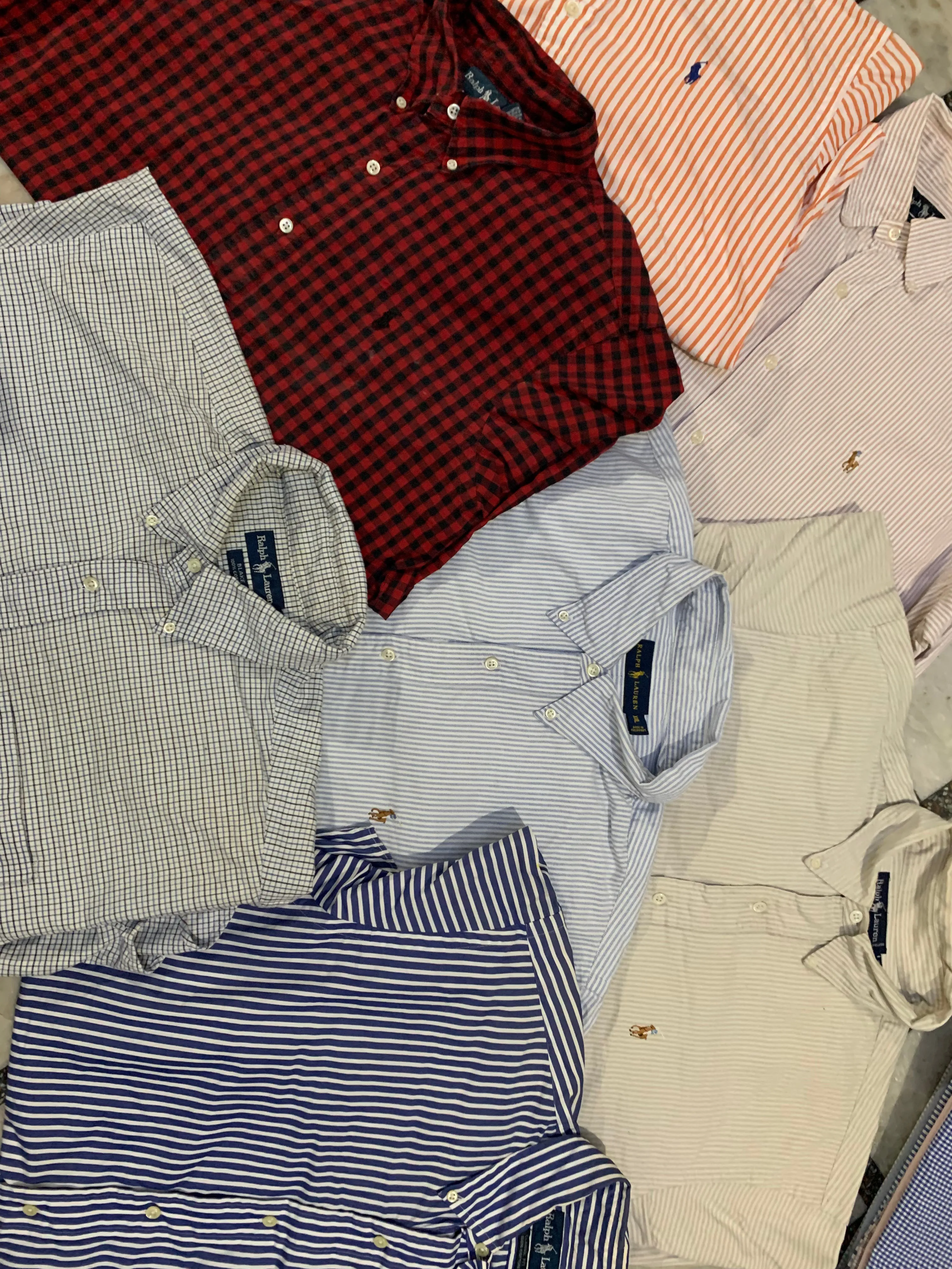 POLO RALPH LAUREN SHIRTS 20 PEC BUNDLE