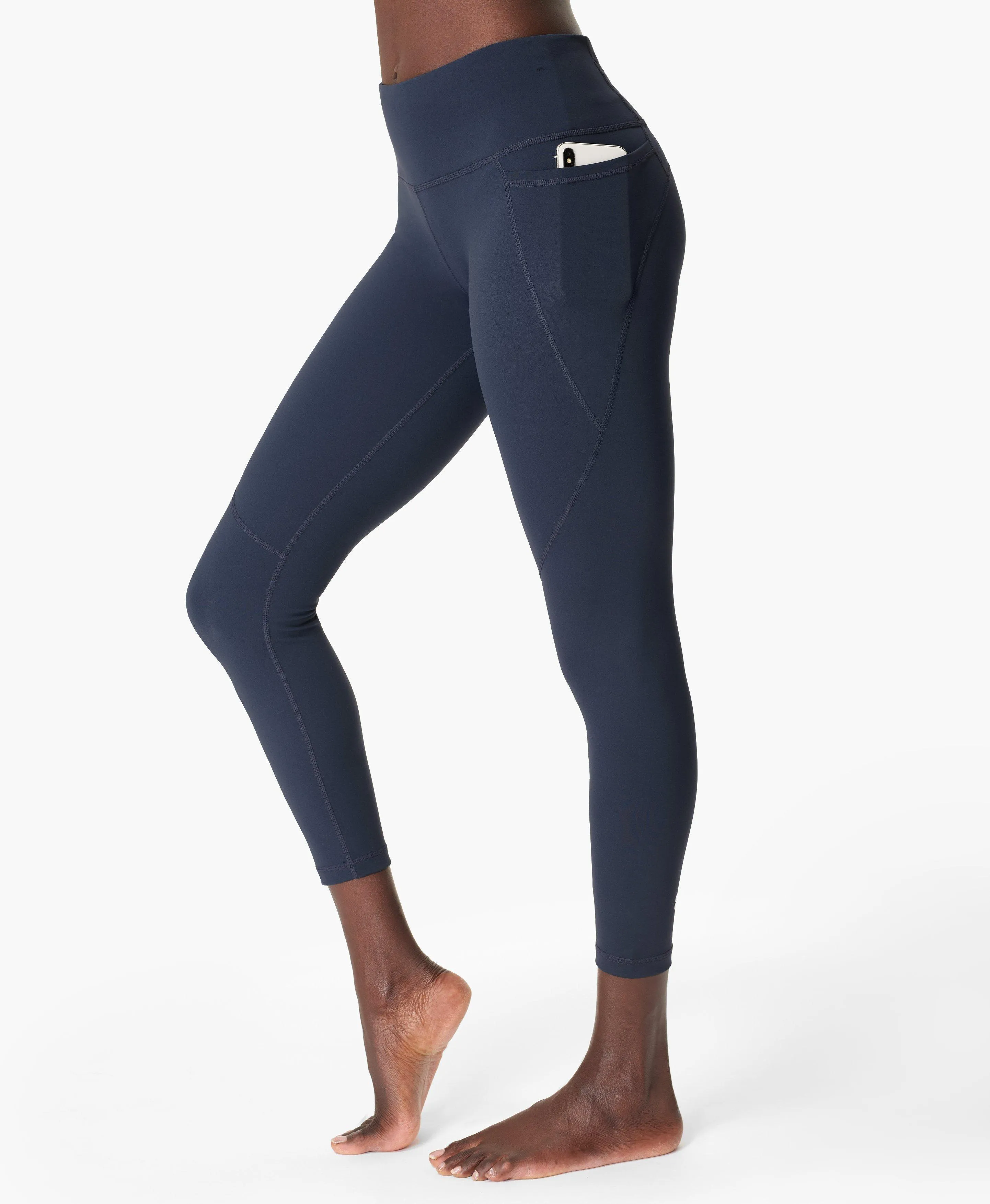 Power 7/8 Workout Leggings Sb5400 78 Navy-Blue