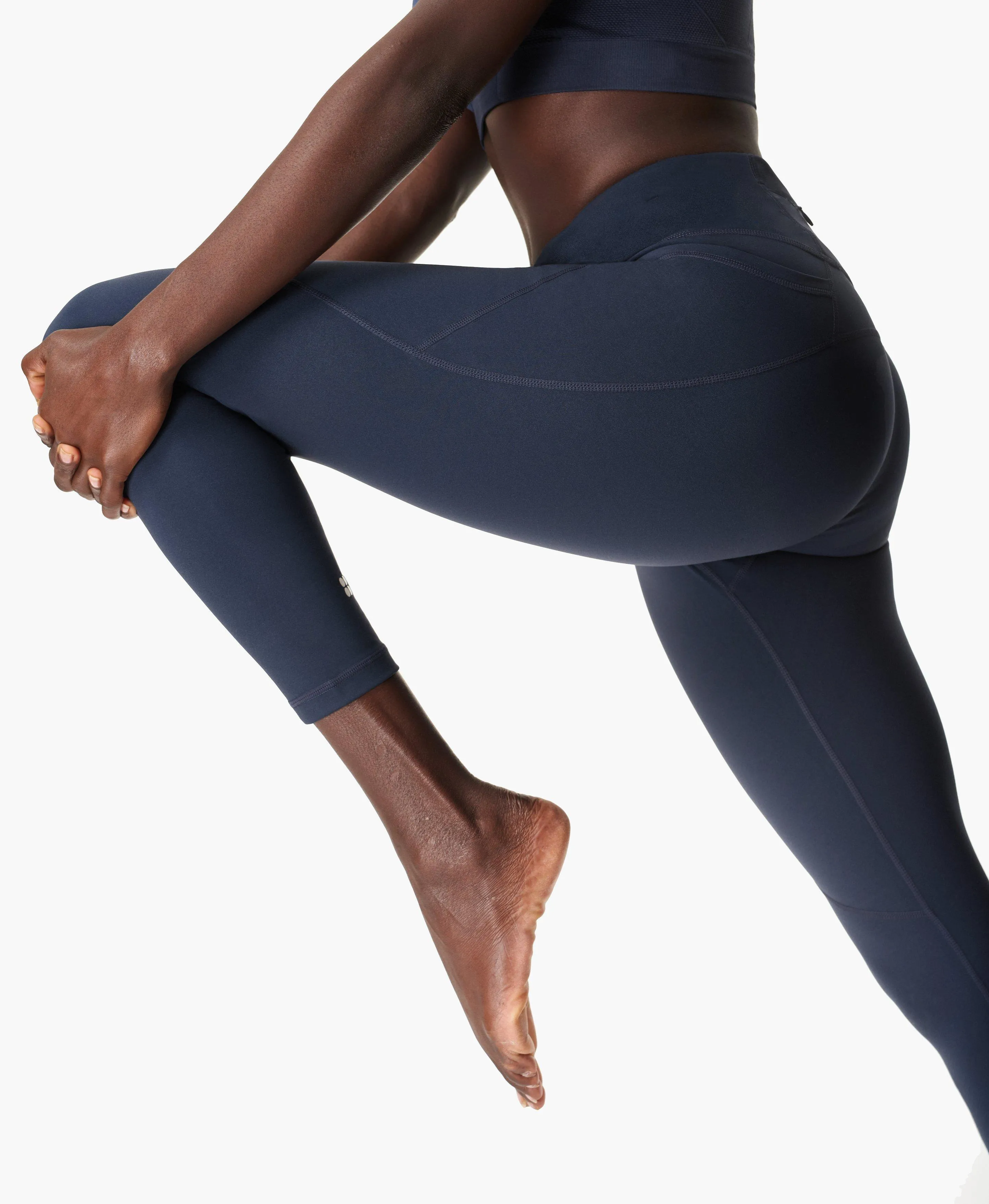 Power 7/8 Workout Leggings Sb5400 78 Navy-Blue