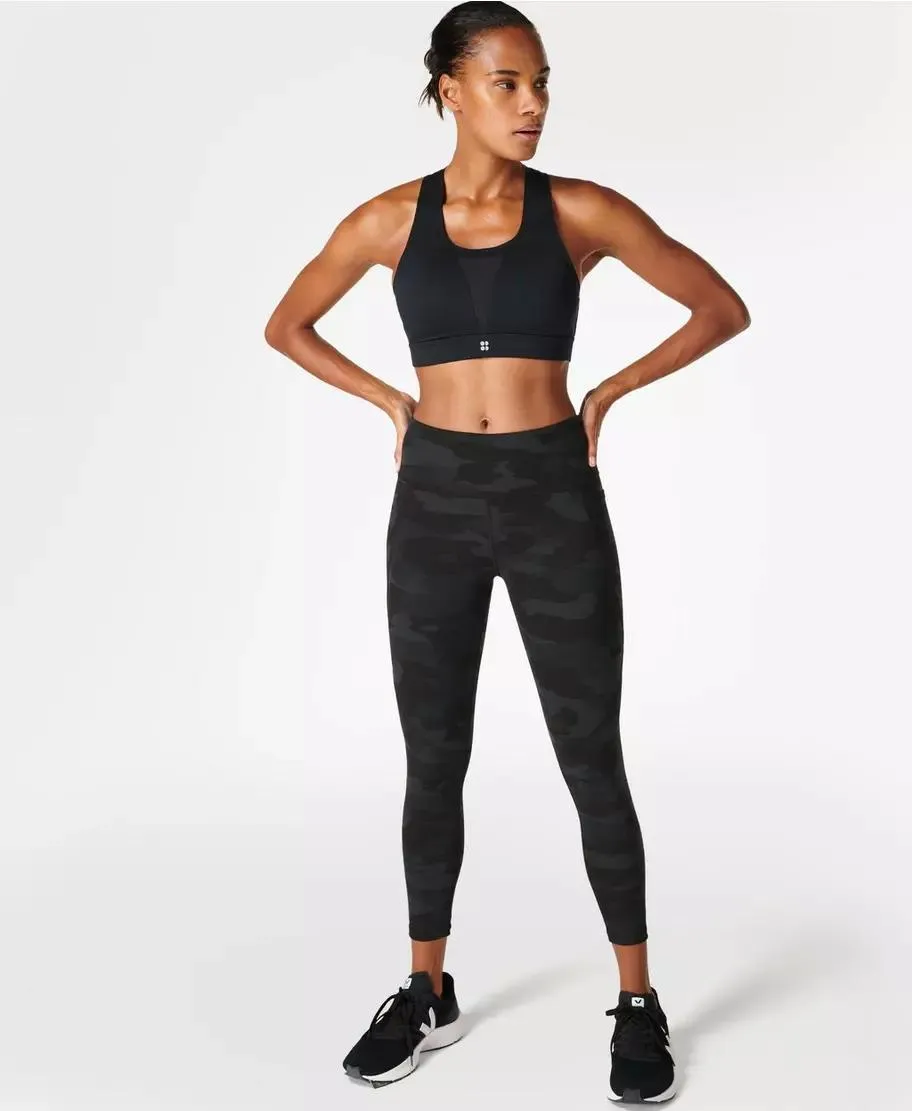 Power Workout Leggings Sb5400a Ultra-Black-Camo-Pri