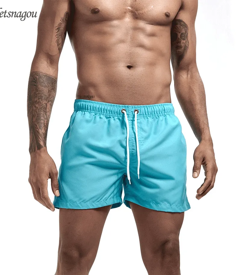 Quick-Dry Swim Trunks for Men