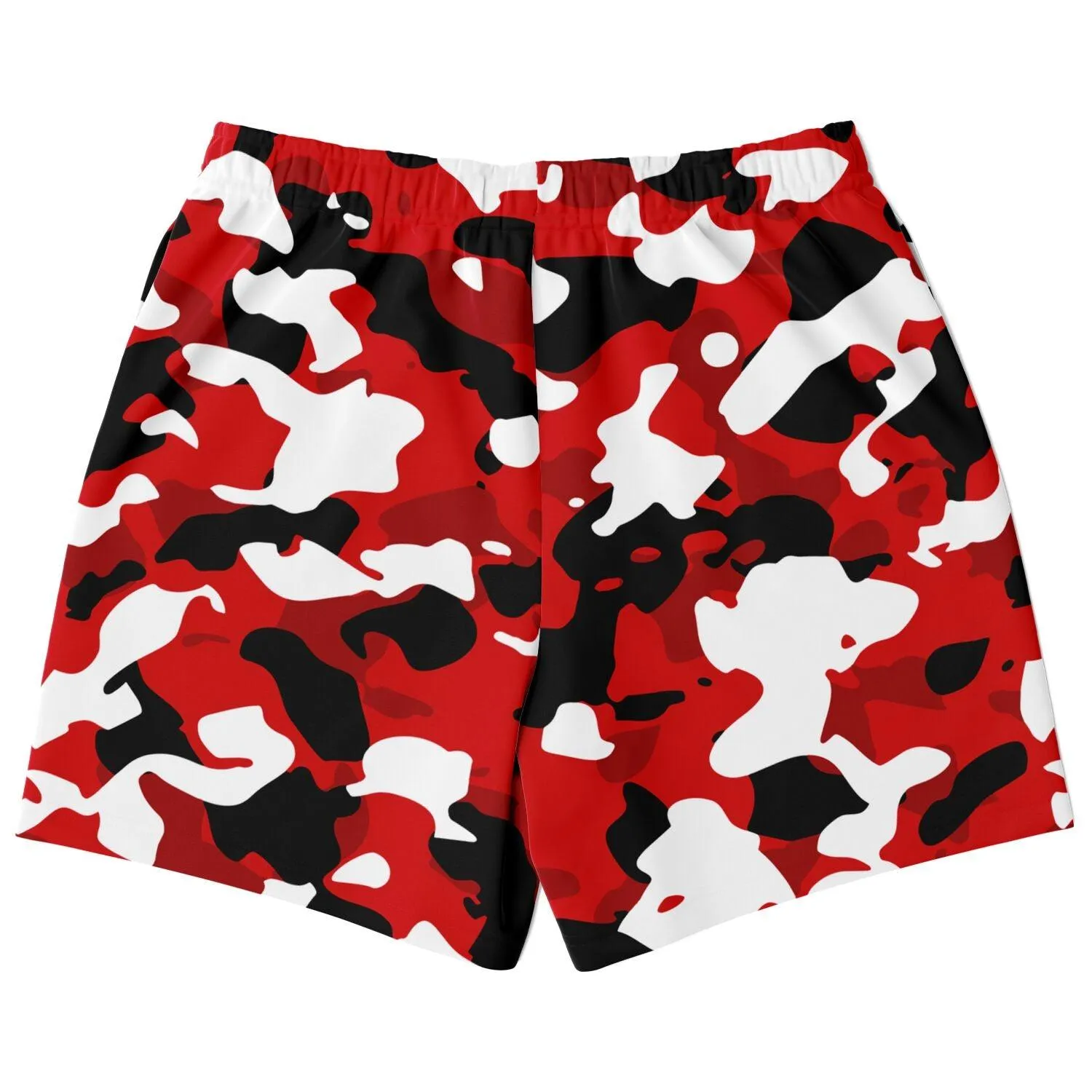 Red Camouflage Athletic Shorts