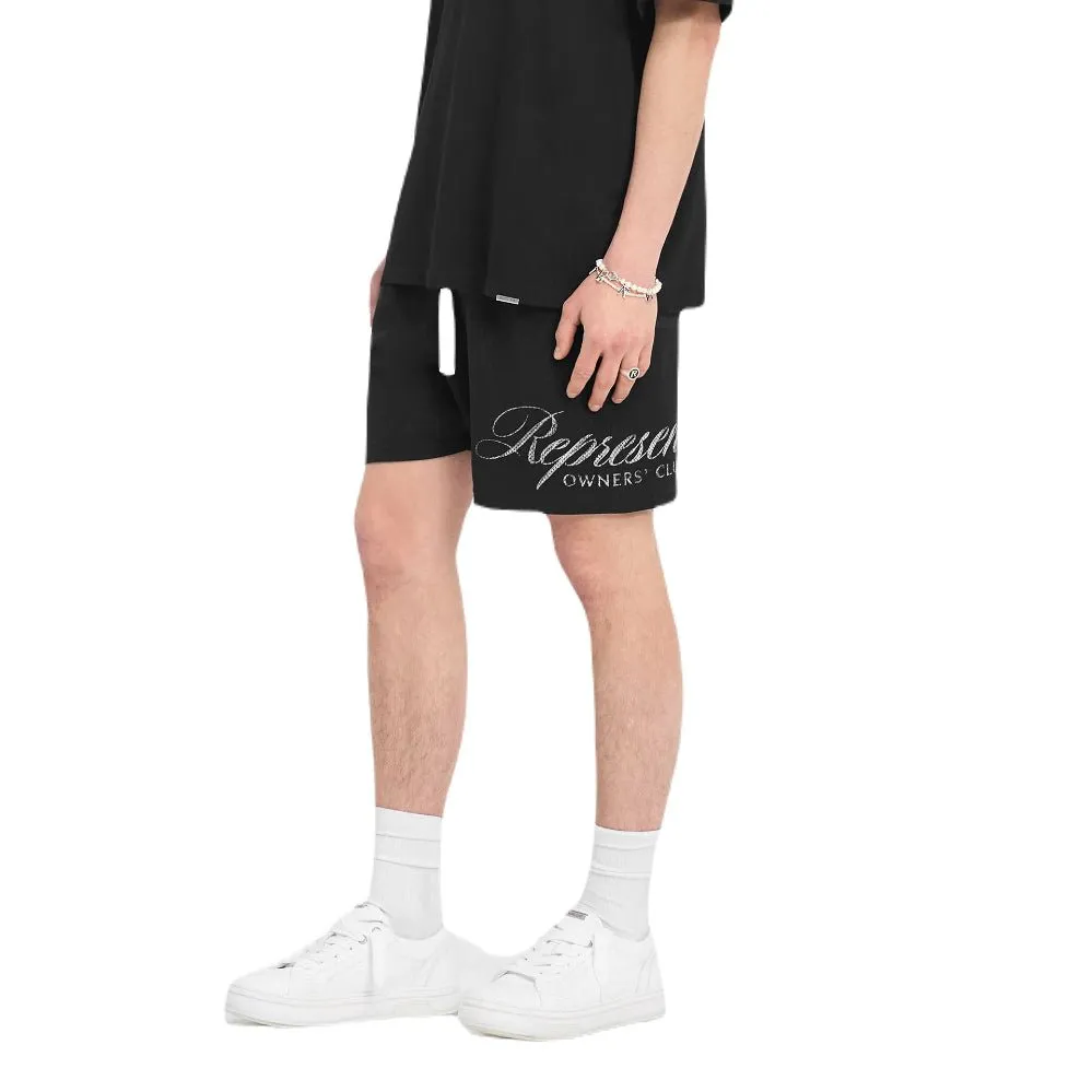 Represent Owners Club Script Mesh Shorts