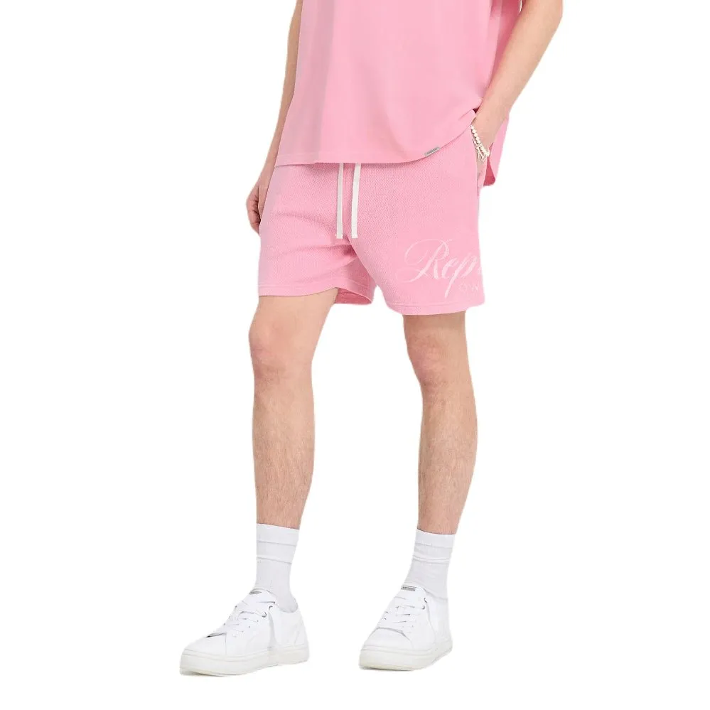Represent Owners Club Script Mesh Shorts