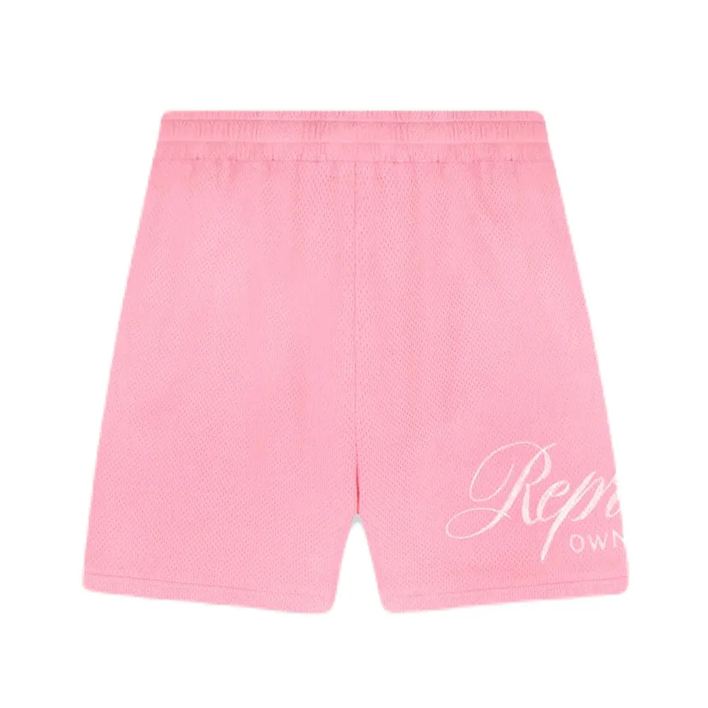 Represent Owners Club Script Mesh Shorts