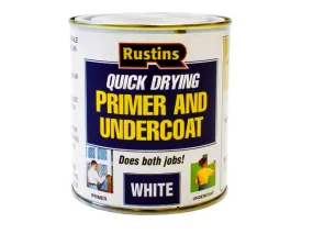 Rustins Quick Dry Primer and Undercoat White 500ml