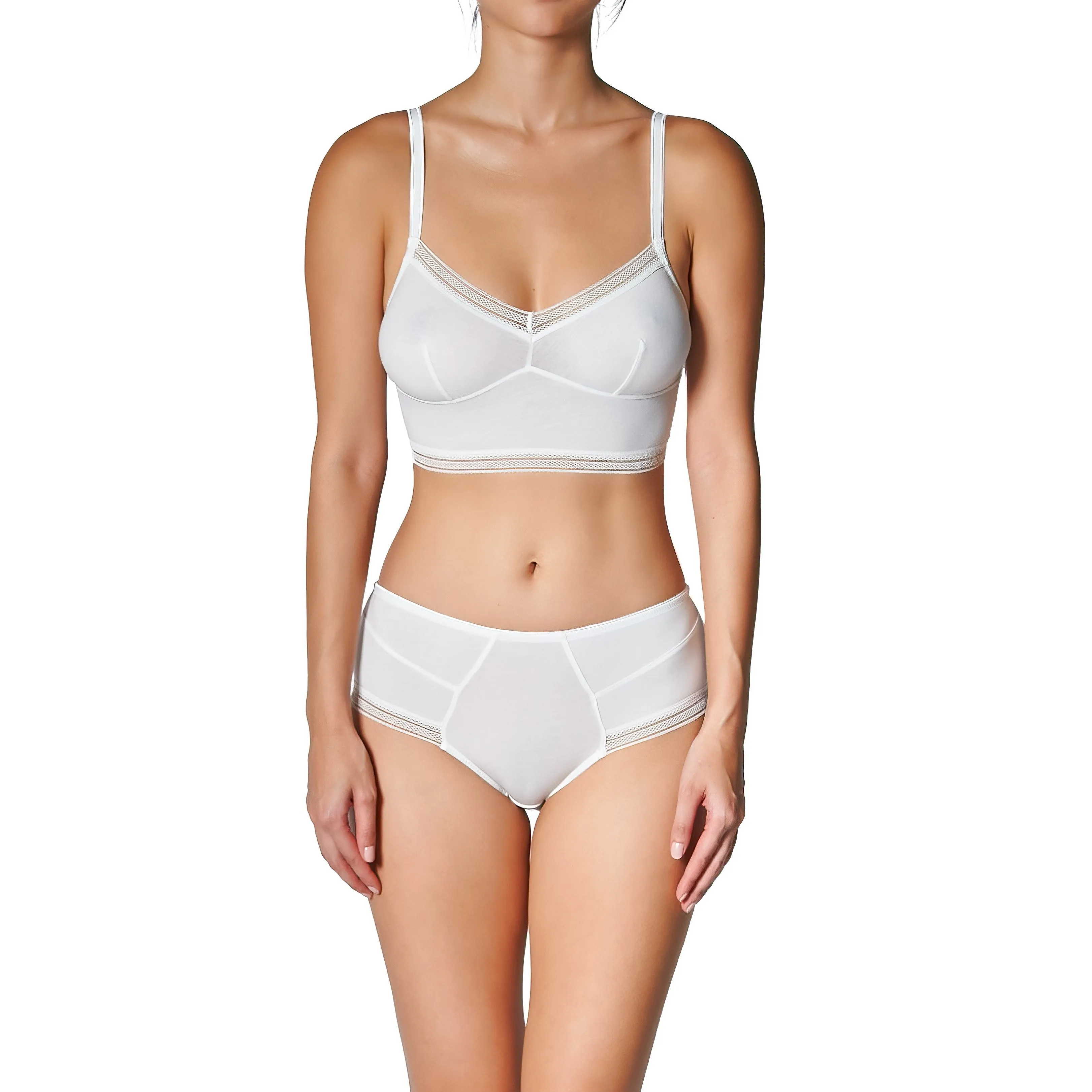 Samantha Chang Jet Set Cotton Bralette