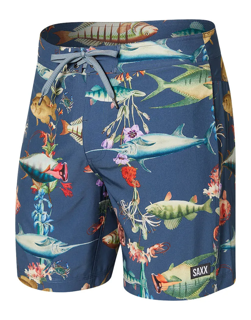 SAXX Betawave 2n1 Boardie 17'' Swim Short Deep Dive Twilight SXSW01L