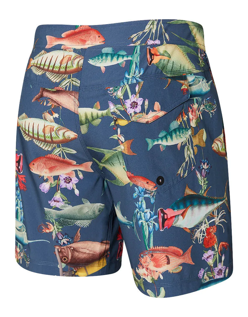 SAXX Betawave 2n1 Boardie 17'' Swim Short Deep Dive Twilight SXSW01L