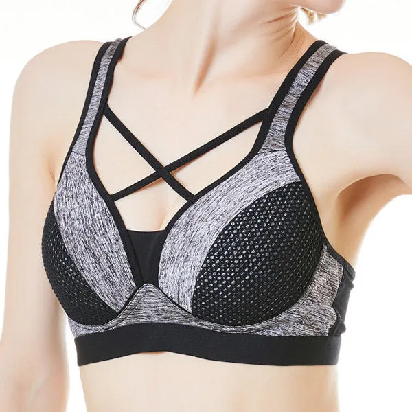 Sexy Fitness Wireless Gather Yoga Running Sports Bras