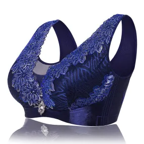 Sexy Push Up Embroidered Breathable Bras