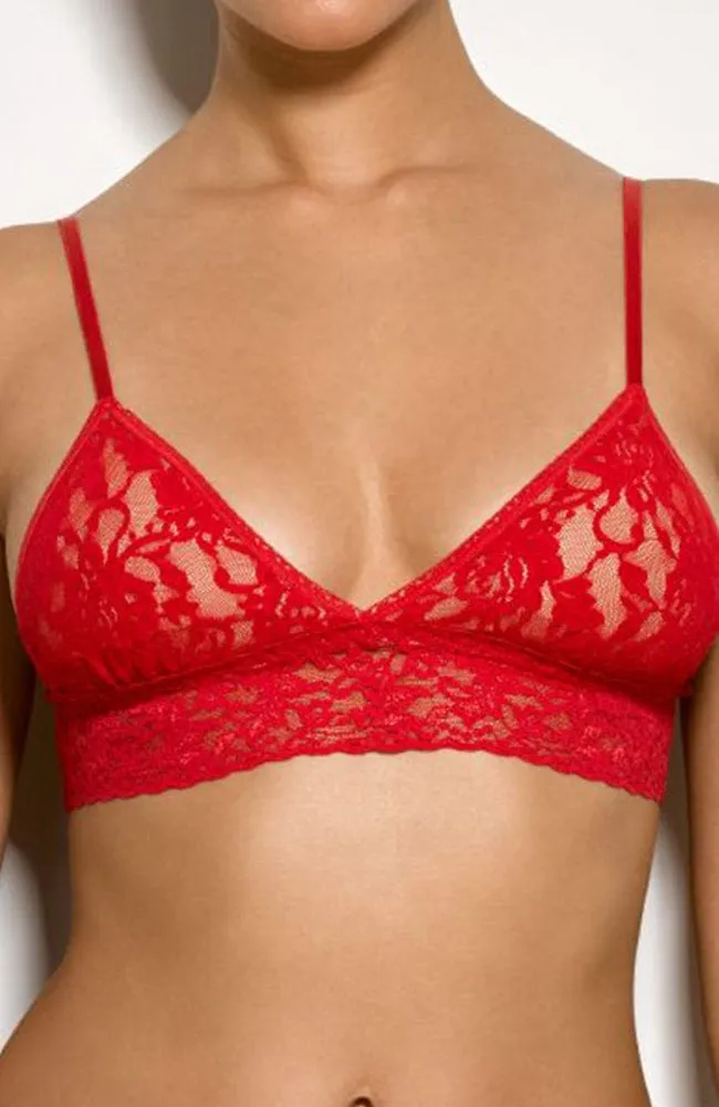 Signature Lace Padded Triangle Bralette