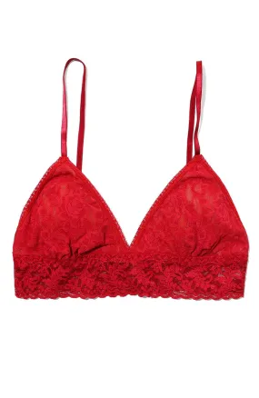 Signature Lace Padded Triangle Bralette