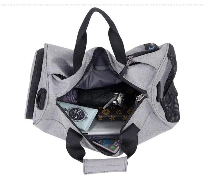 Simple Design Nylon Men Gym Bags