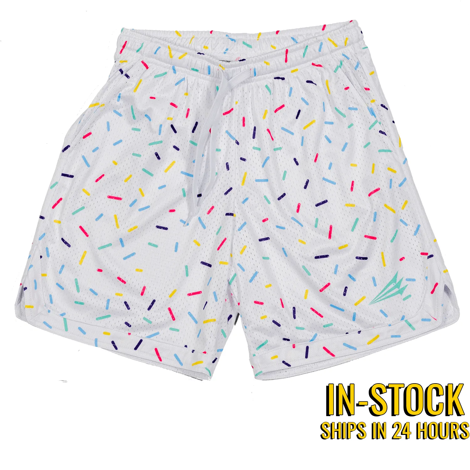 Sprinkles Retro Mesh Pocket Shorts *IN-STOCK*
