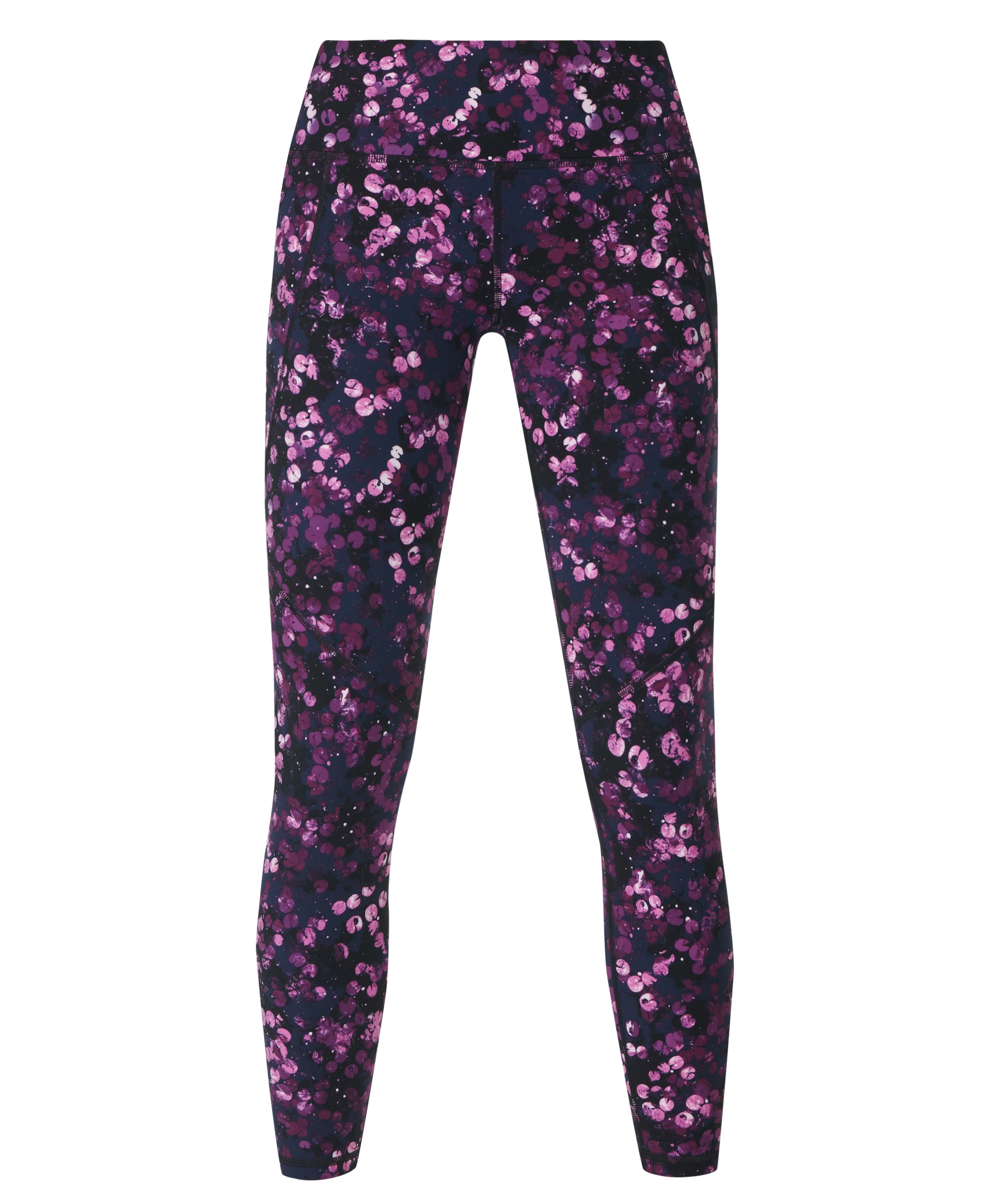 Sweaty Betty Power 7/8 Workout Leggings in Purple Print