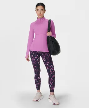 Sweaty Betty Power 7/8 Workout Leggings in Purple Print