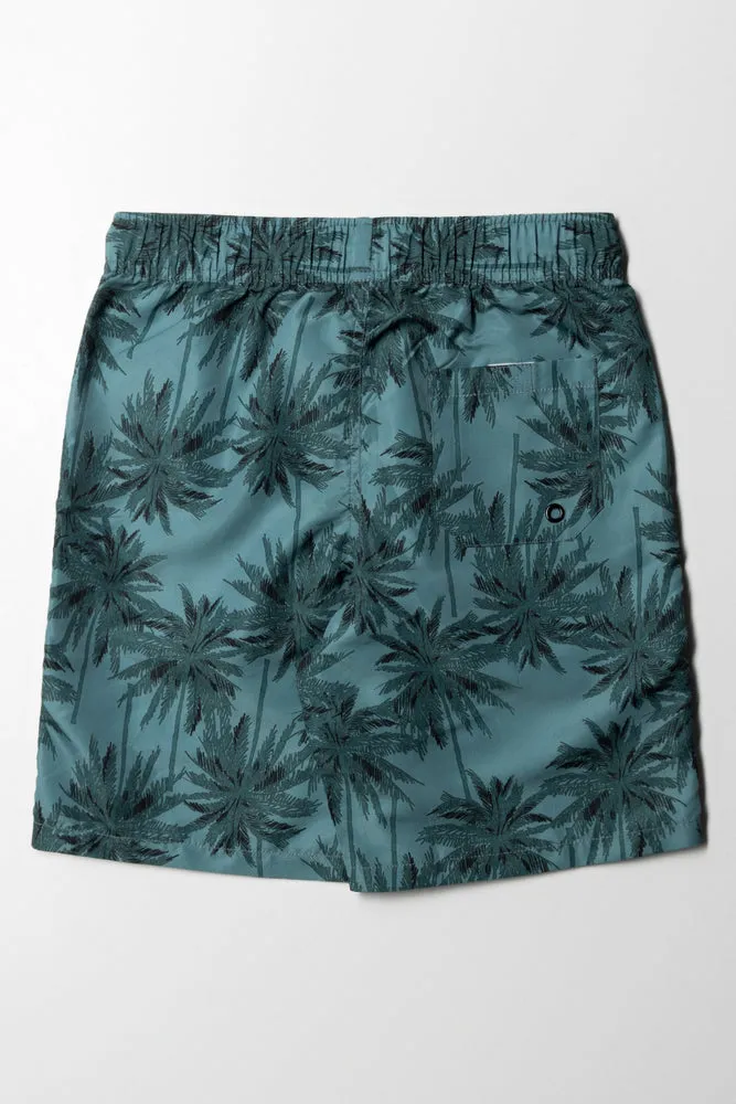 Swimshorts Printed Sage